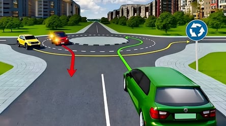 Тест ПДР на круговому перехресті — хто за ким проїде - 285x160