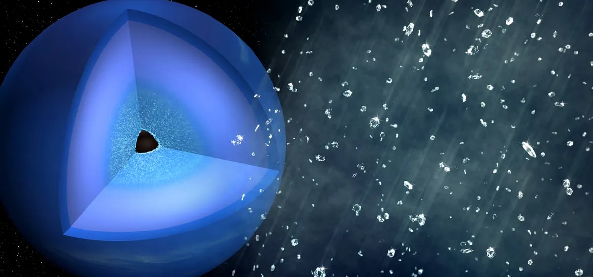 Як утворюються алмазні дощі на холодних планетах-гігантах?
