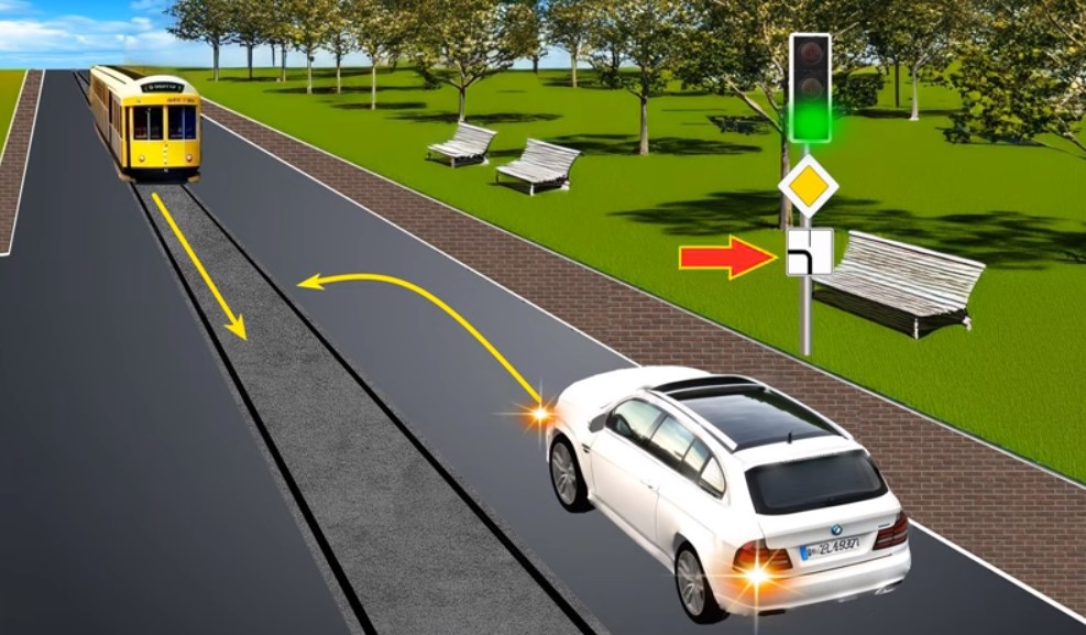 Поширена помилка серед водіїв — як на перехресті роз'їдуться трамвай та авто - фото 2