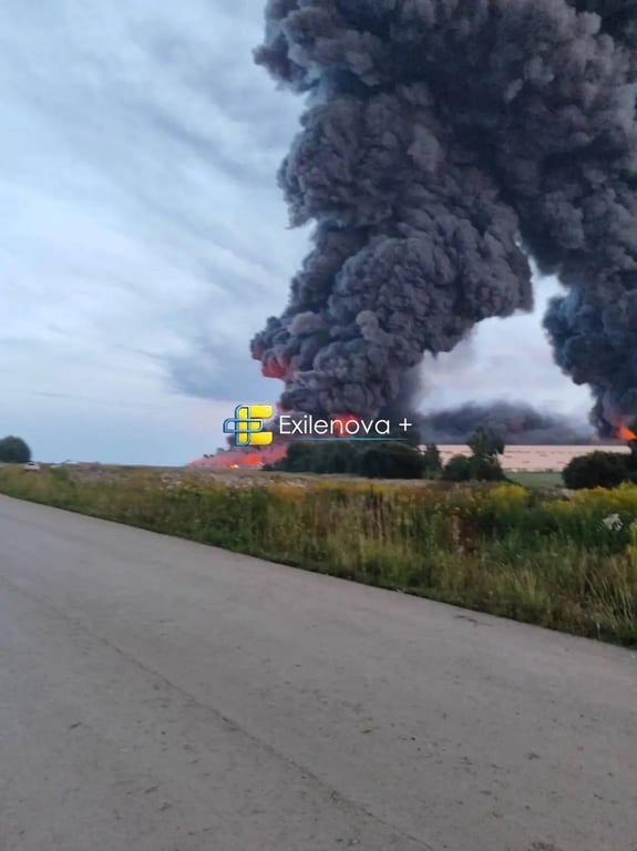 Дрони атакували Тульську область РФ: на кількох об'єктах масштабна пожежа - фото 3