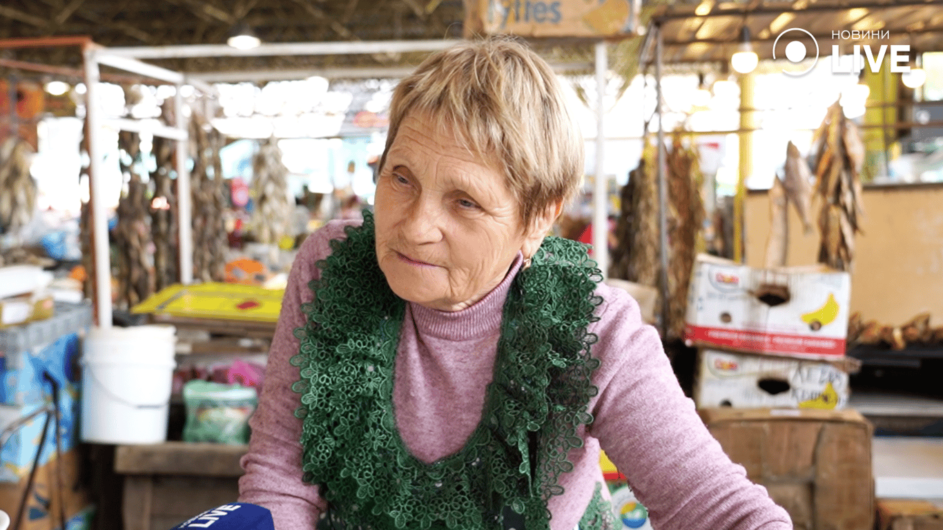 Продавчиня Лідія про вартість риби