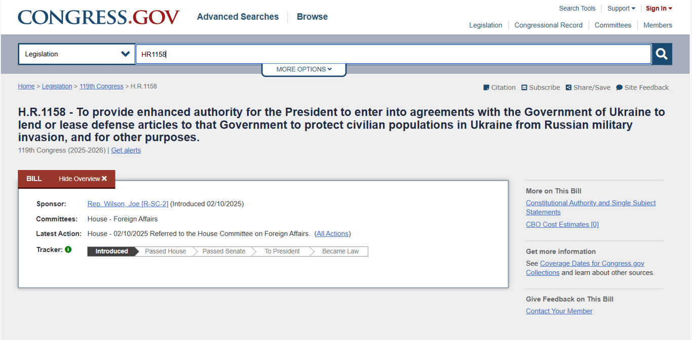 закон про ленд-ліз Україні