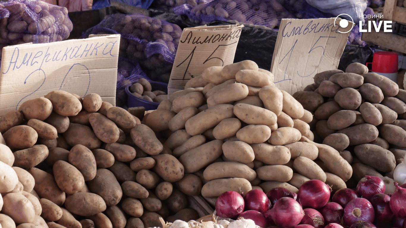 Вартість картоплі на ринку 