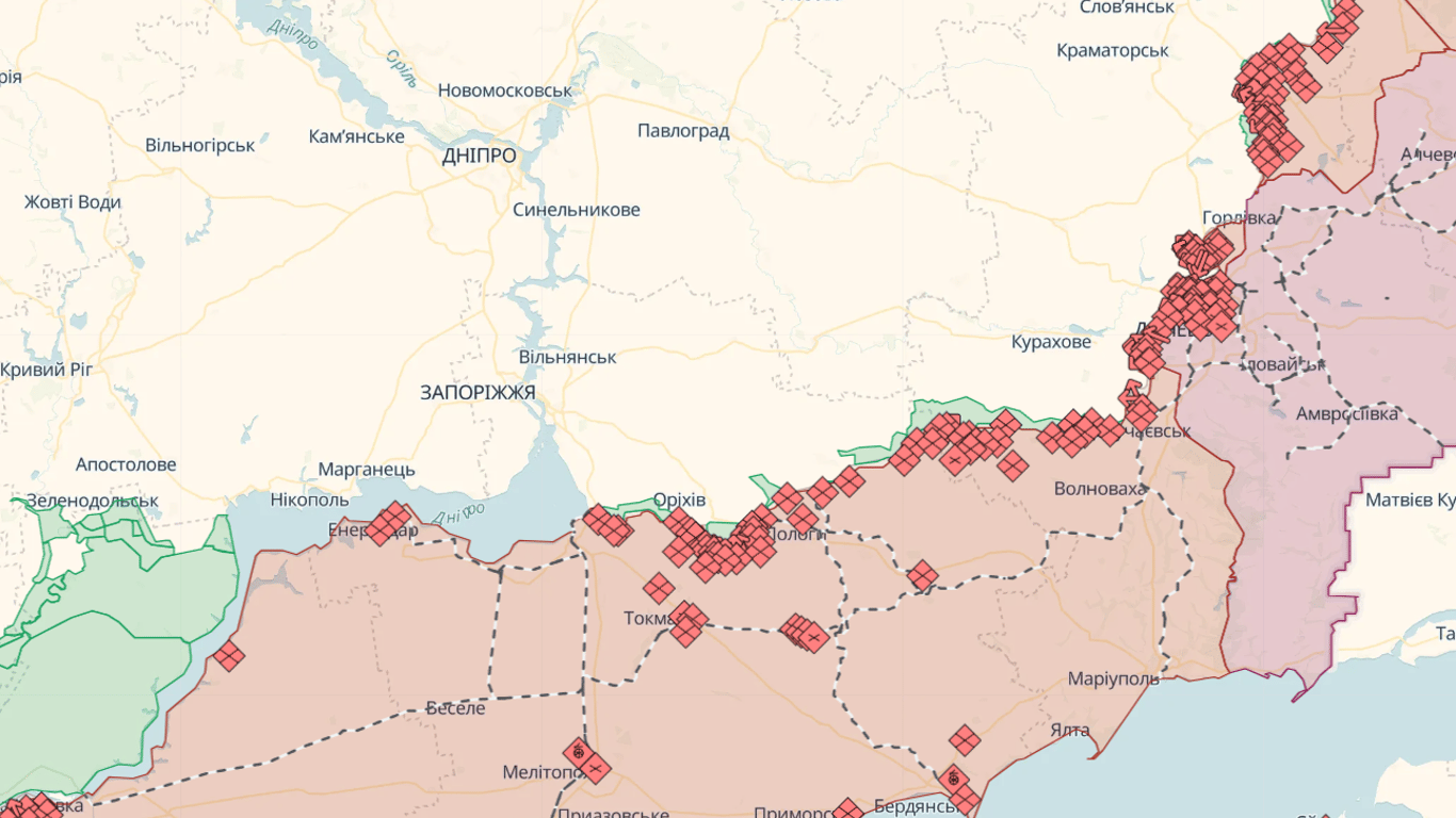 Карта боевых действий в Украине онлайн сегодня, 12.01.2024 — DeepState, Liveuamap, ISW