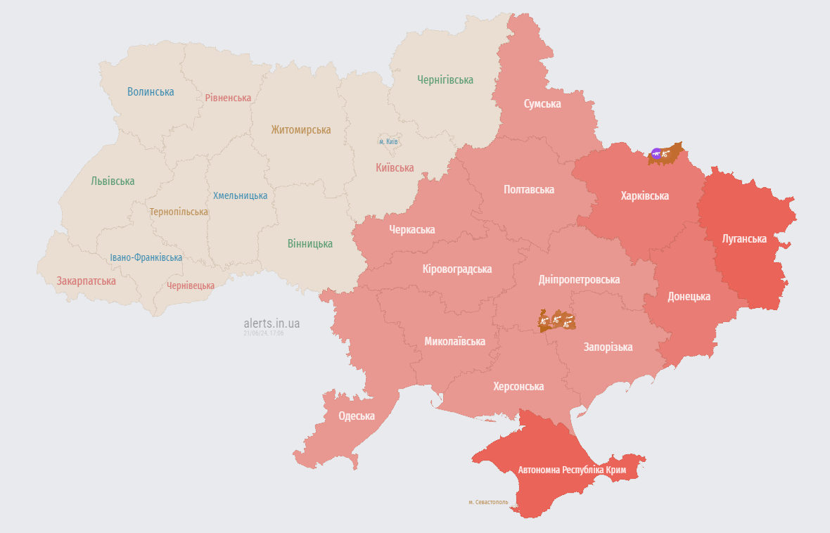 тревога одесса