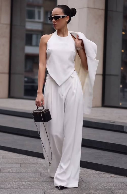 White suit always looks noble