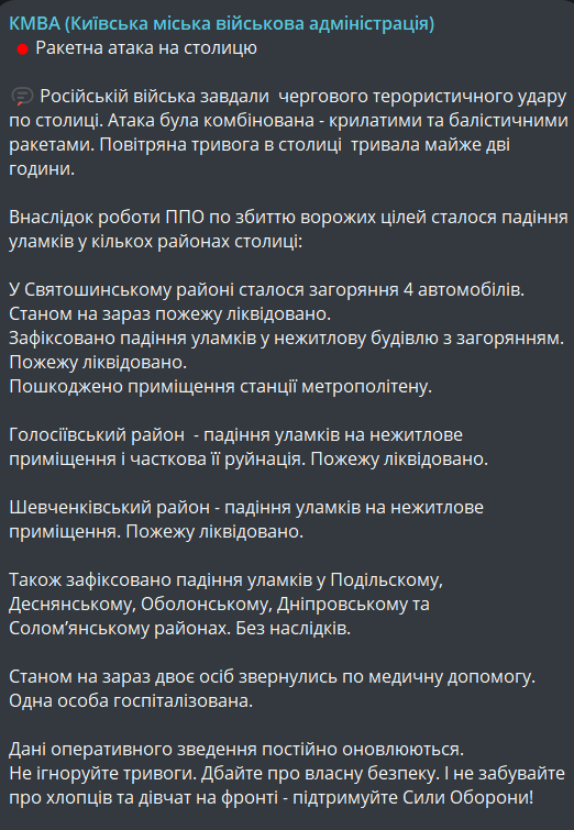 атака на Київ 2 вересня