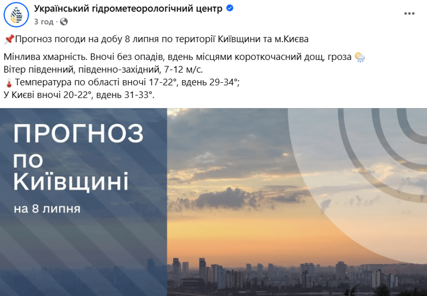 Погода у Києві