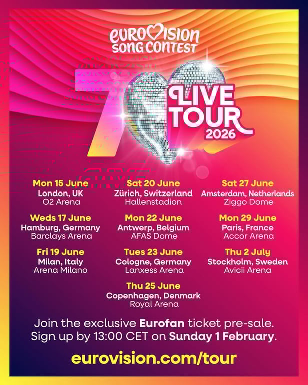 Де і коли пройде тур Євробачення