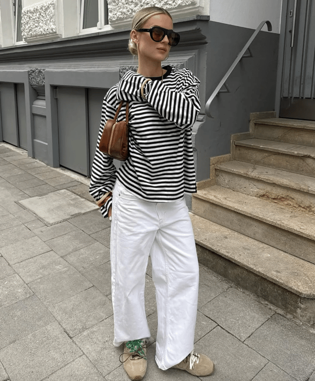 Striped clothes are back in trend