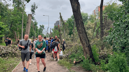 В КГГА опровергли, что на Теремках деревья вырубают техникой для ВСУ - 290x166