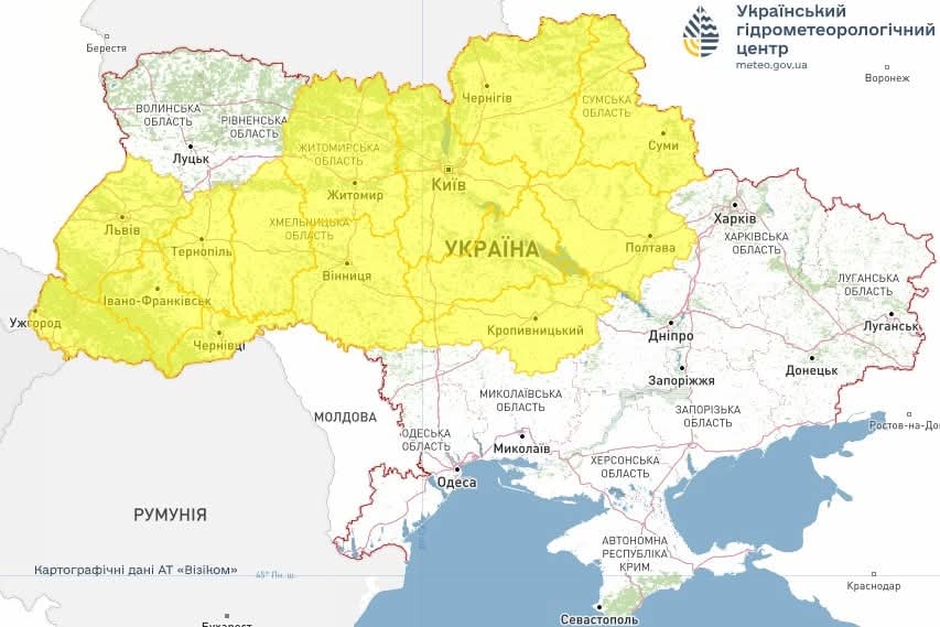 Опасные метеорологические явления 17 августа 2025 года