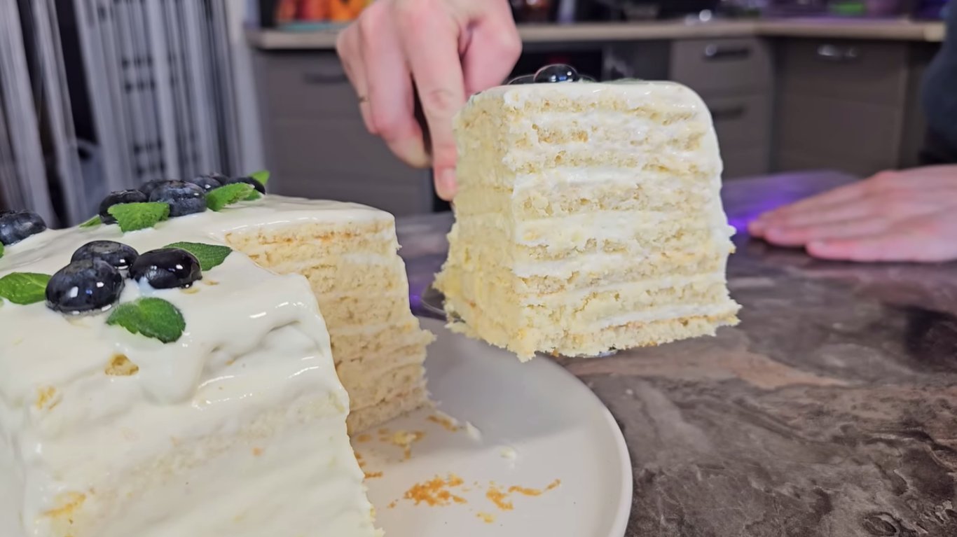 рецепт торта молочна дівчинка за 15 хвилин