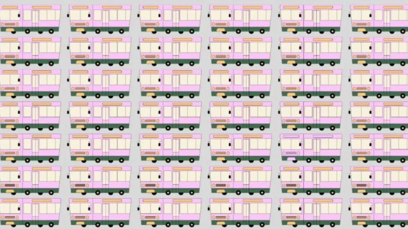 Оптическая головоломка: только самые наблюдательные разгадают тайну розовых автобусов
