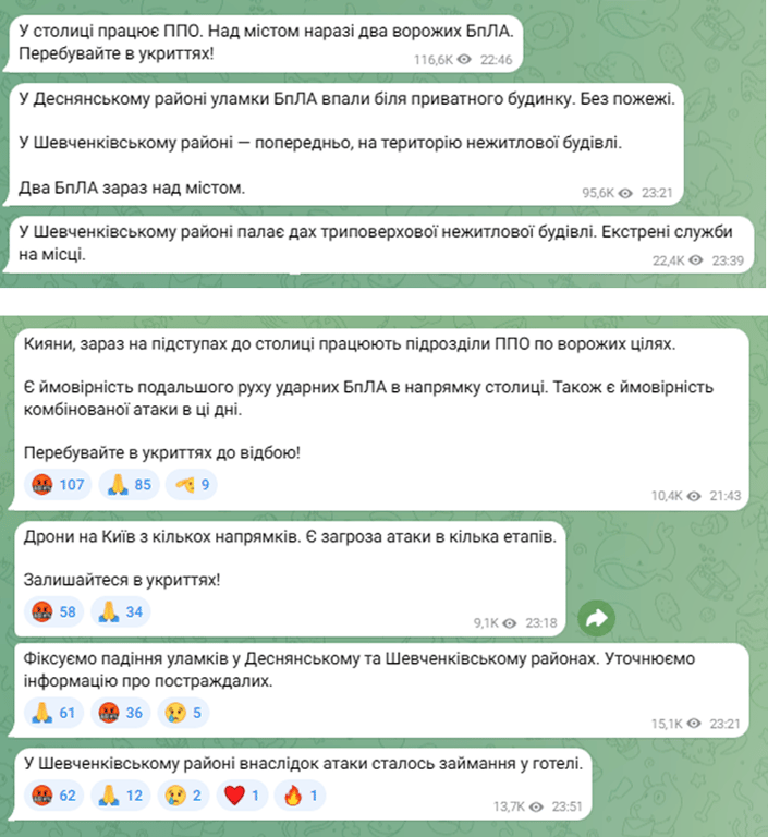 Обстріл Києва 2 липня - що відомо