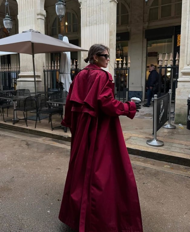 Тренч для прохолоднів днів ідеальний варіант