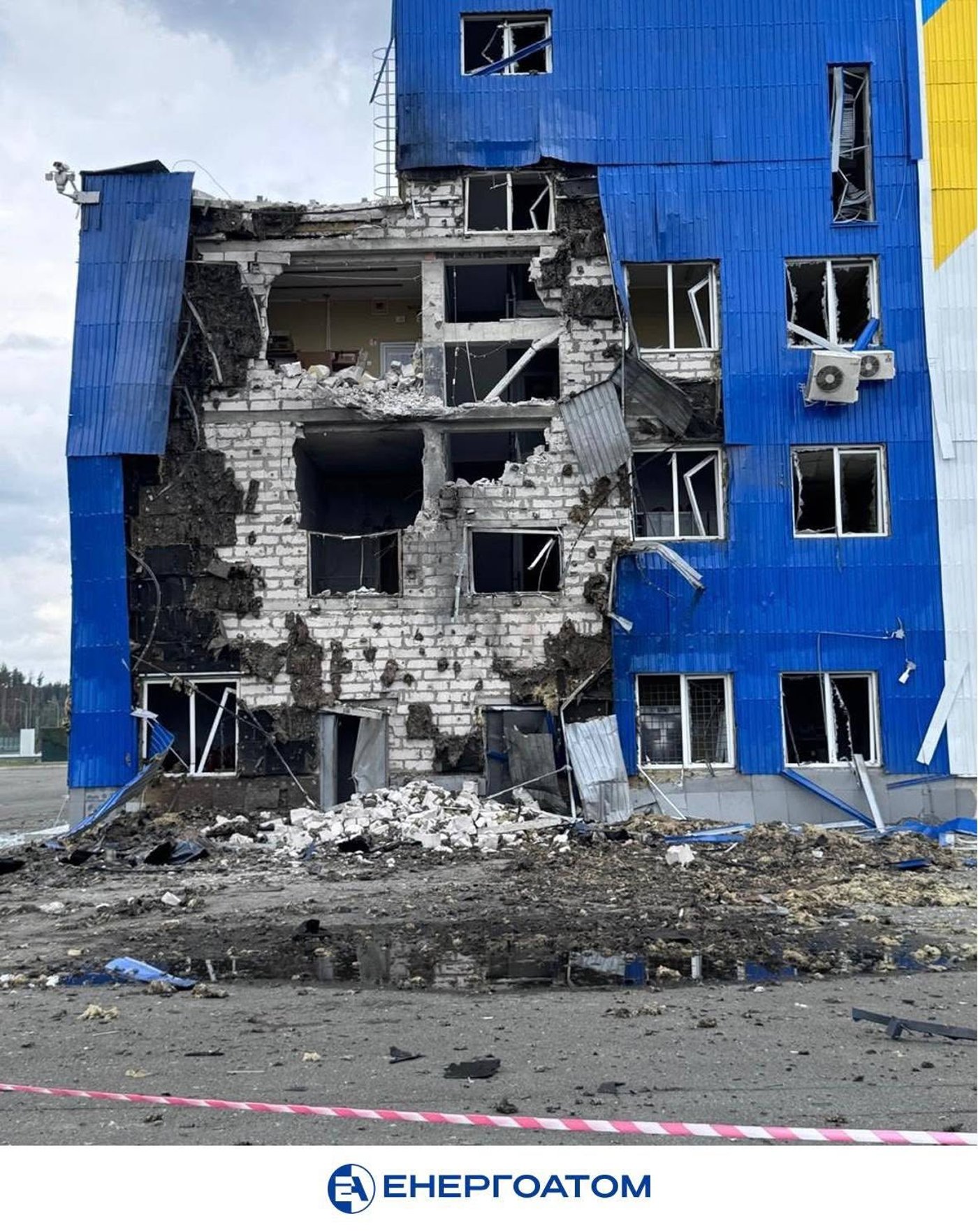 Атака РФ на сховище ядерного палива