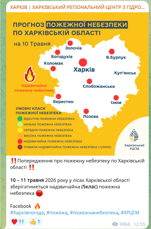 На Харків суне спека до до +27 °C: небезпека для лісів - фото 2