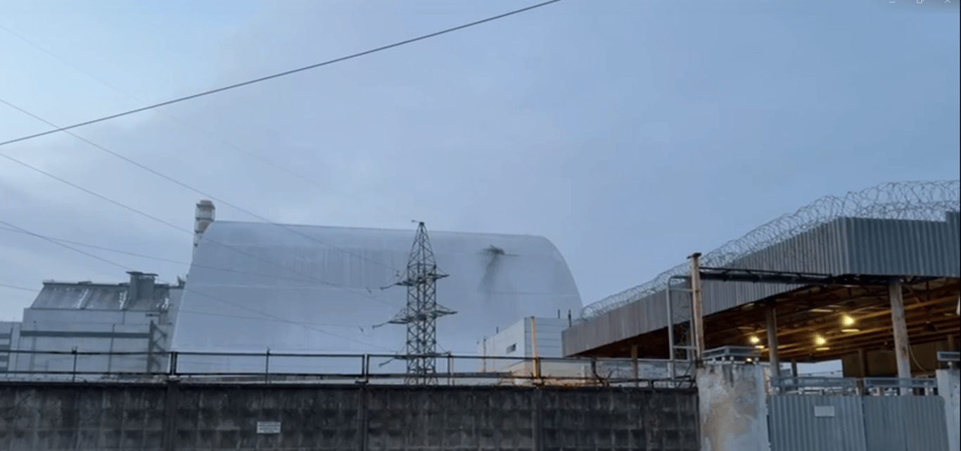 окупанти вдарили по ЧАЕС 14 лютого
