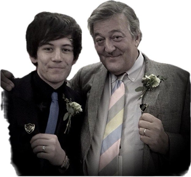 Стивен Фрай и его муж Эллиотт Спенсер