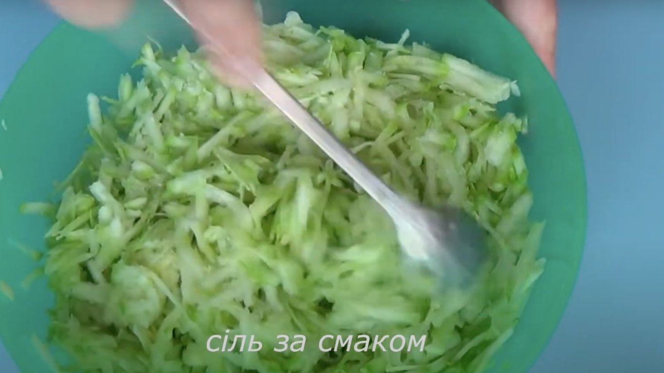 кабачок натертий