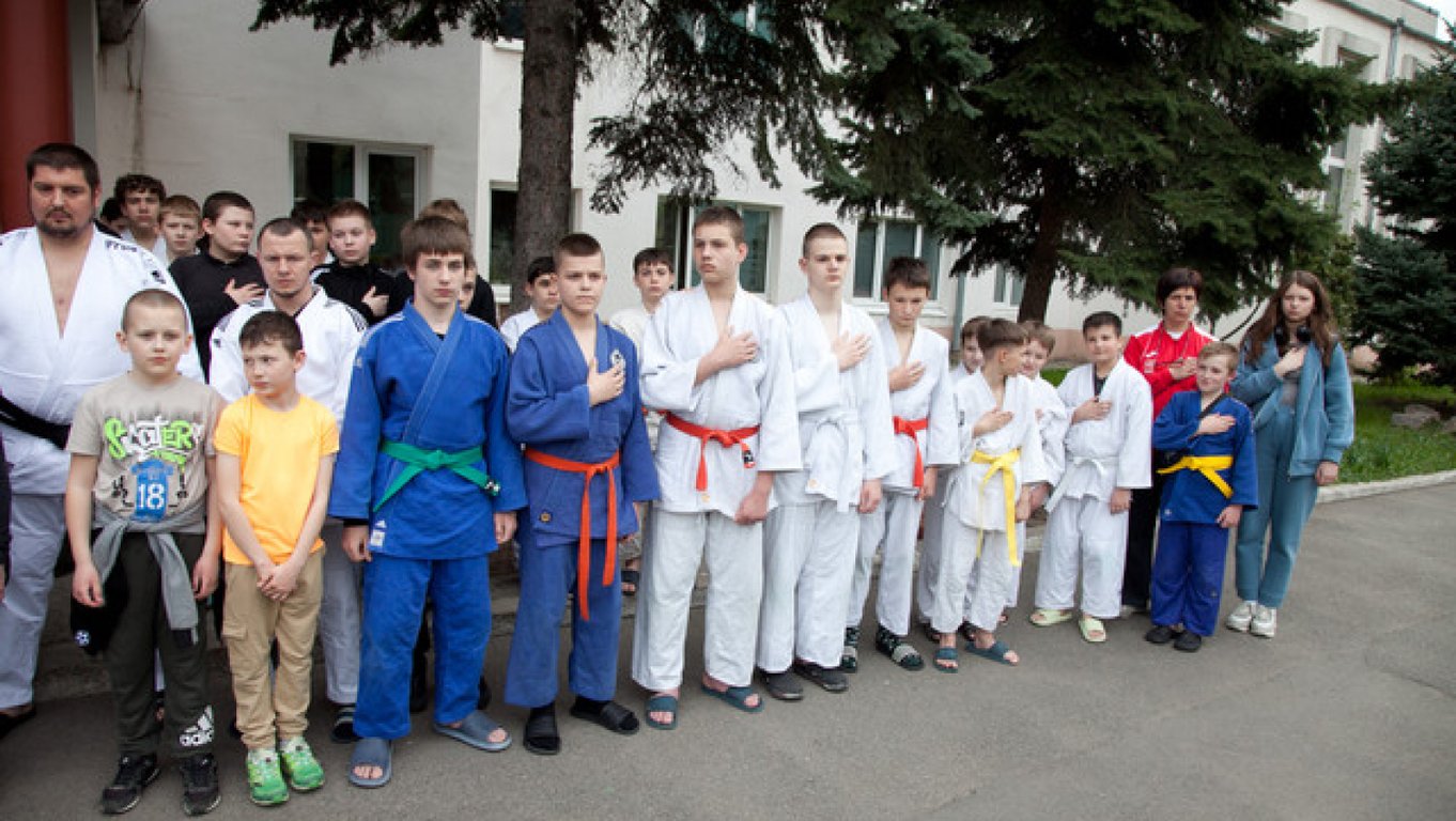 Церемония открытия мемориала в Днепре