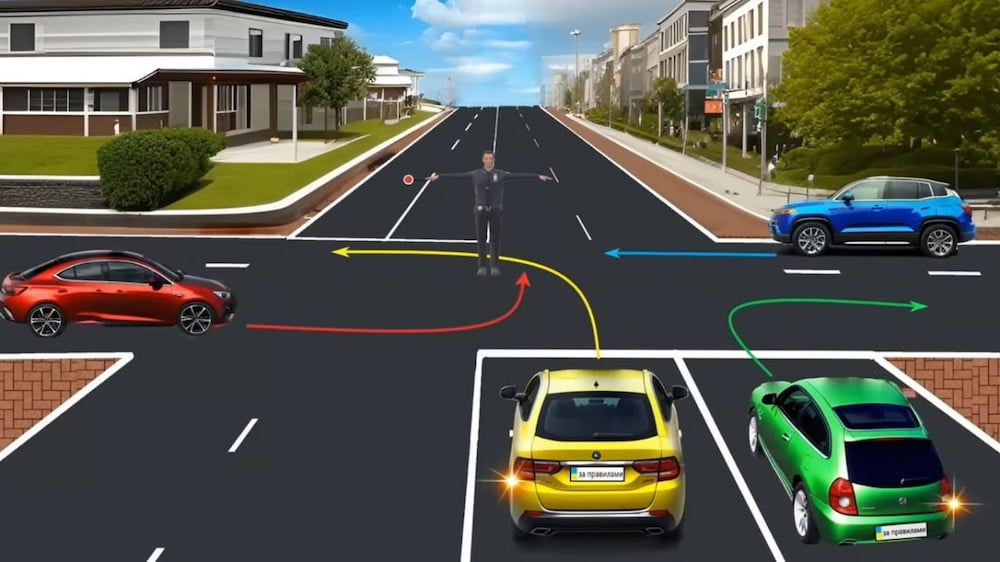 Тест з ПДР: кому з водіїв дозволений рух?