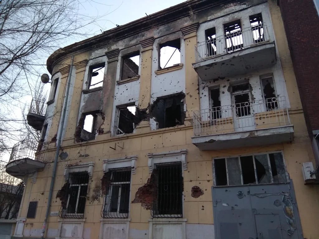 У Маріуполі у 2014 році було вщент знищено міськраду