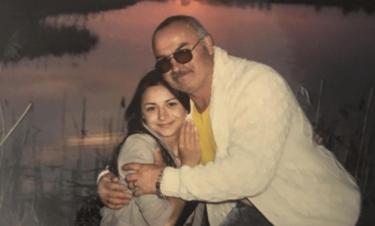 Илона Гвоздева со своим отцом