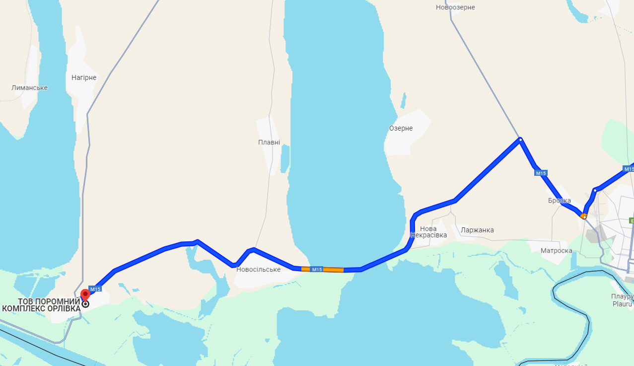 Затори у напрямку Орлівки сьогодні