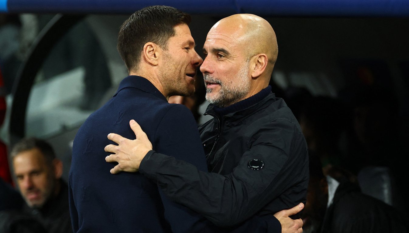 Хосеп Гвардиола и Хаби Алонсо