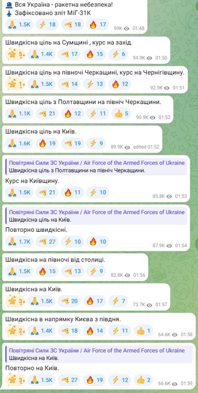 Ракетний обстріл Києва 27 грудня