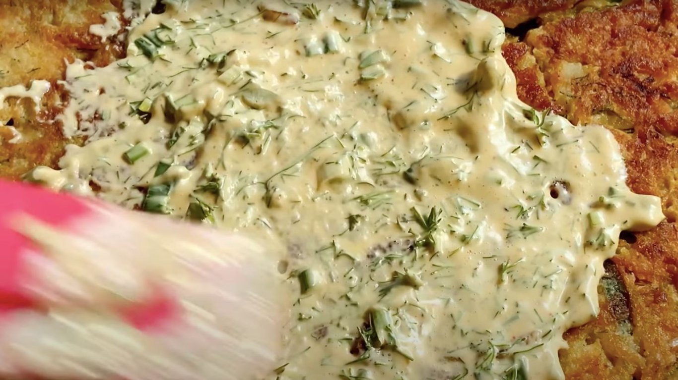 картопляний корж на сніданок 