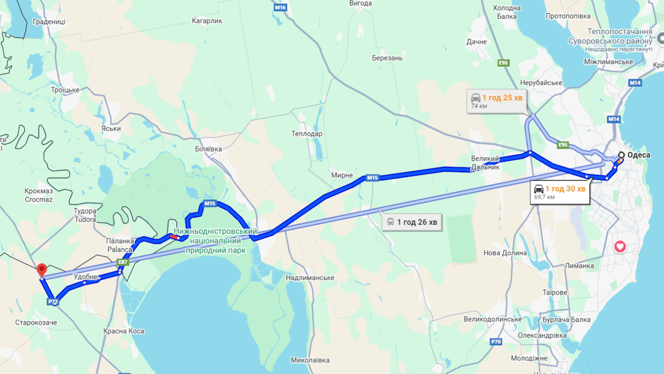 Затори до Молдови на трасі Одеса-Рені