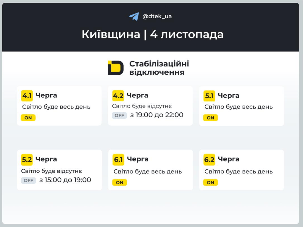 Обмеження світла — графіки відключення у Києві на завтра - фото 5