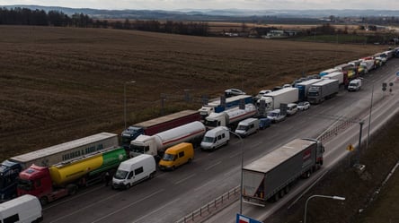 Очереди на границе Украины — скопление легковых автомобилей и автобусов на польских и венгерских КП - 290x166