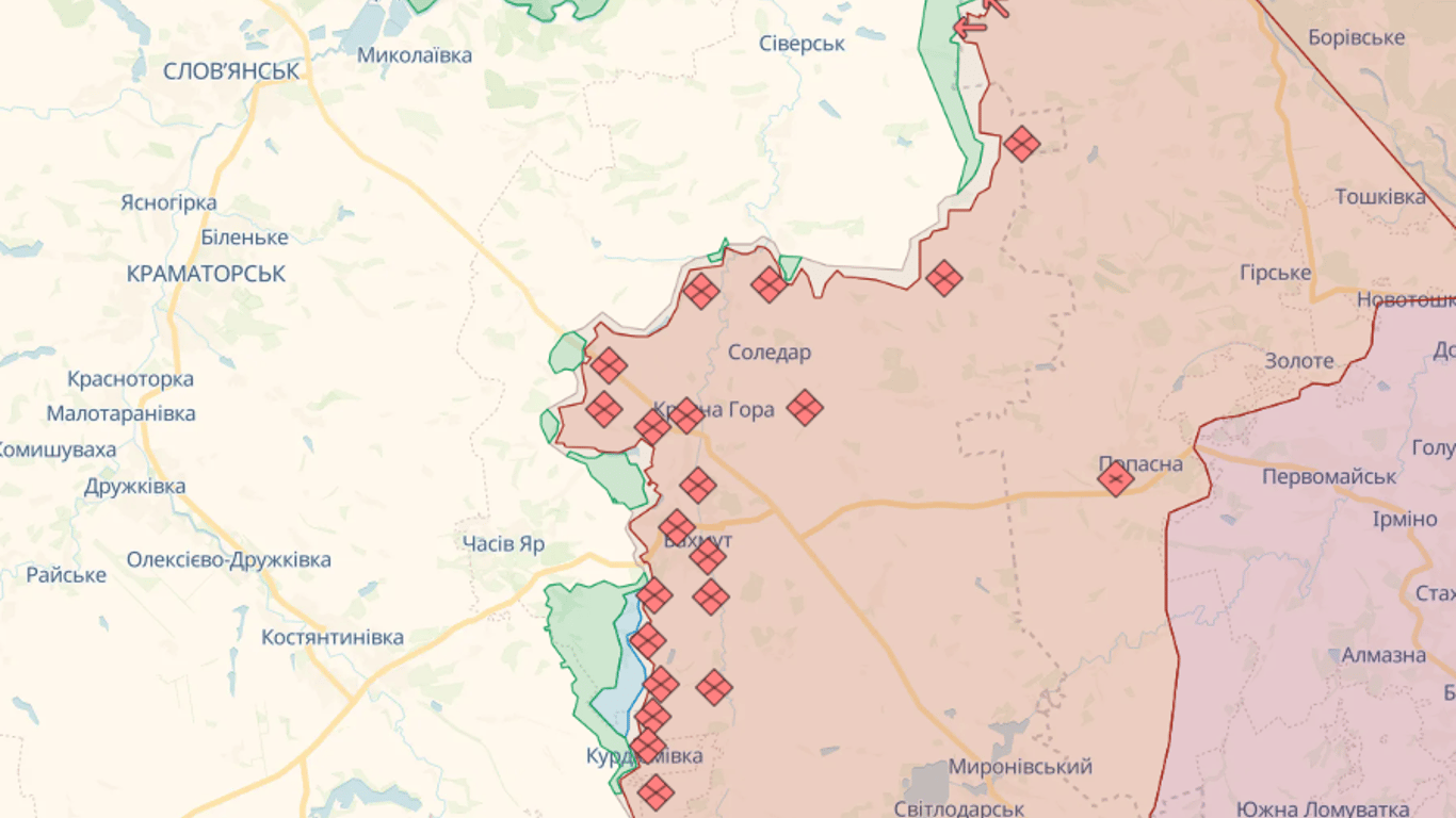 Онлайн-карти бойових дій в Україні на сьогодні, 12 серпня: DeepState, Liveuamap, ISW