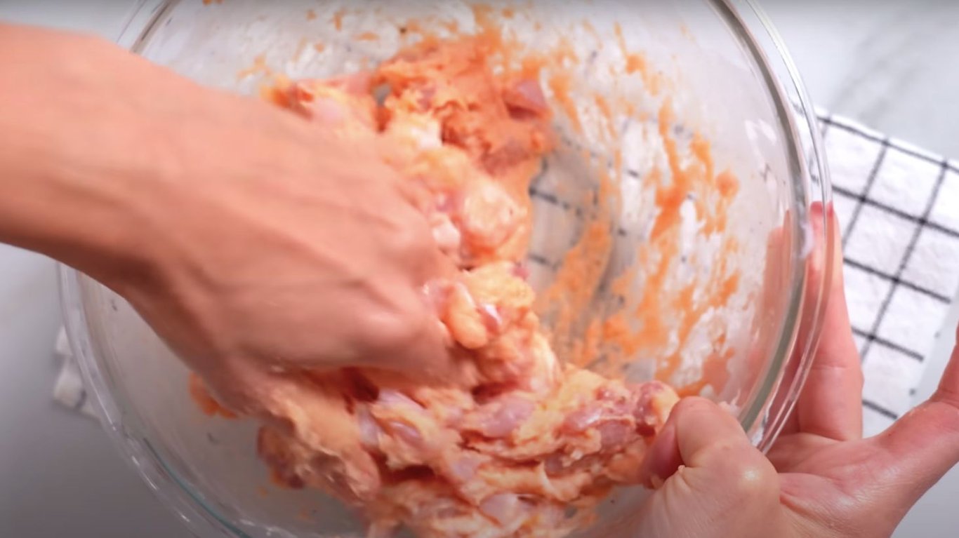 домашня куряча ковбаса без оболонки