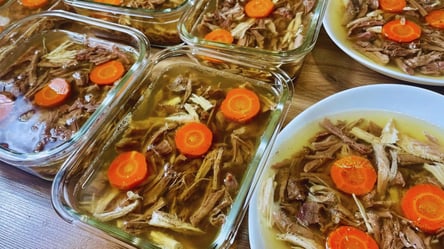 Прозрачный холодец "Настоящий" — рецепт без желатина - 285x160