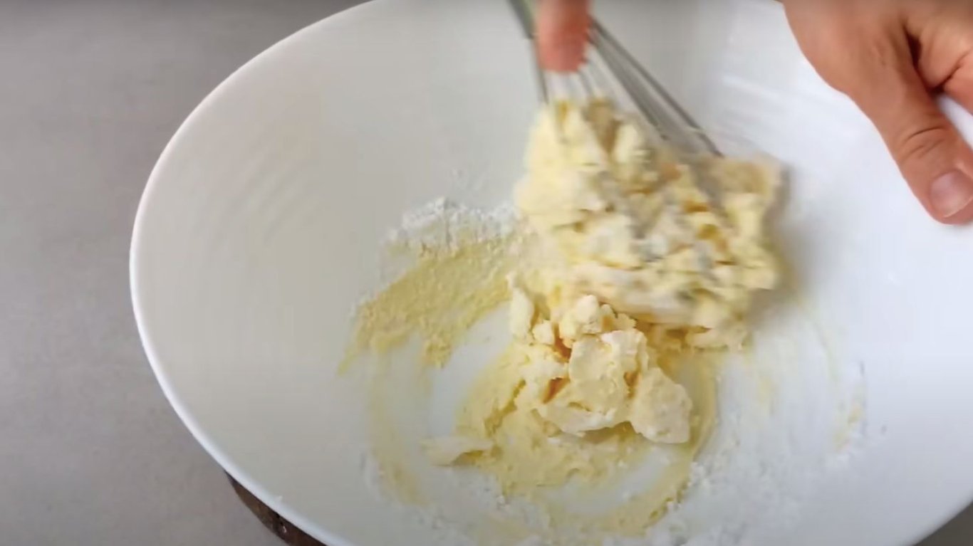 приготовление теста для печенья