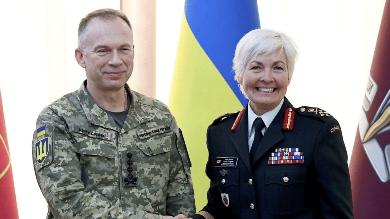 Сирський обговорив ситуацію на фронті з генералом армії Канади