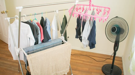 Как быстро высушить одежду и белье, когда они нужны срочно — лайфхаки - 285x160
