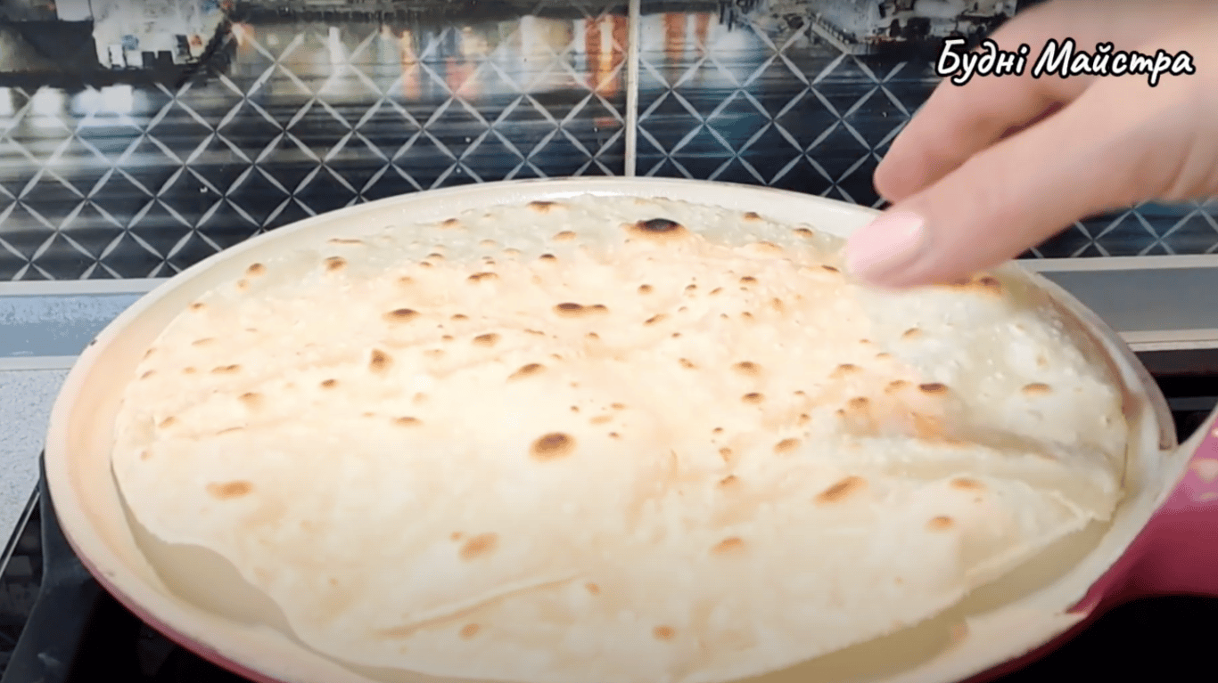 лаваш домашній для шаурми