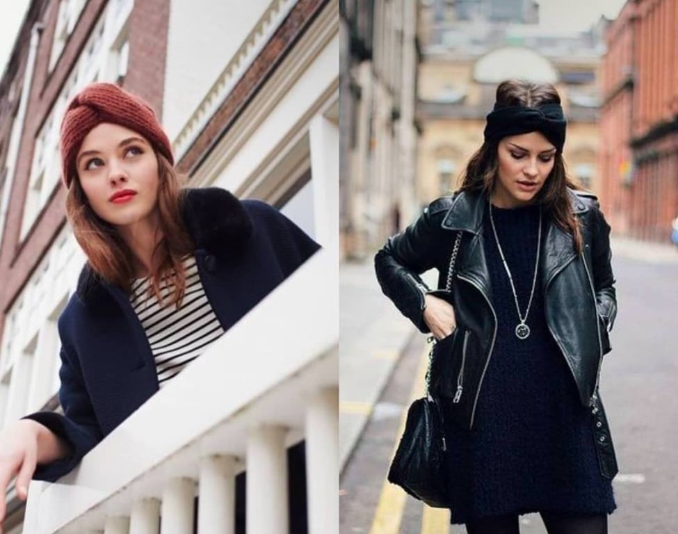 Повязка на голову может прекрасно вписаться в разные образы.