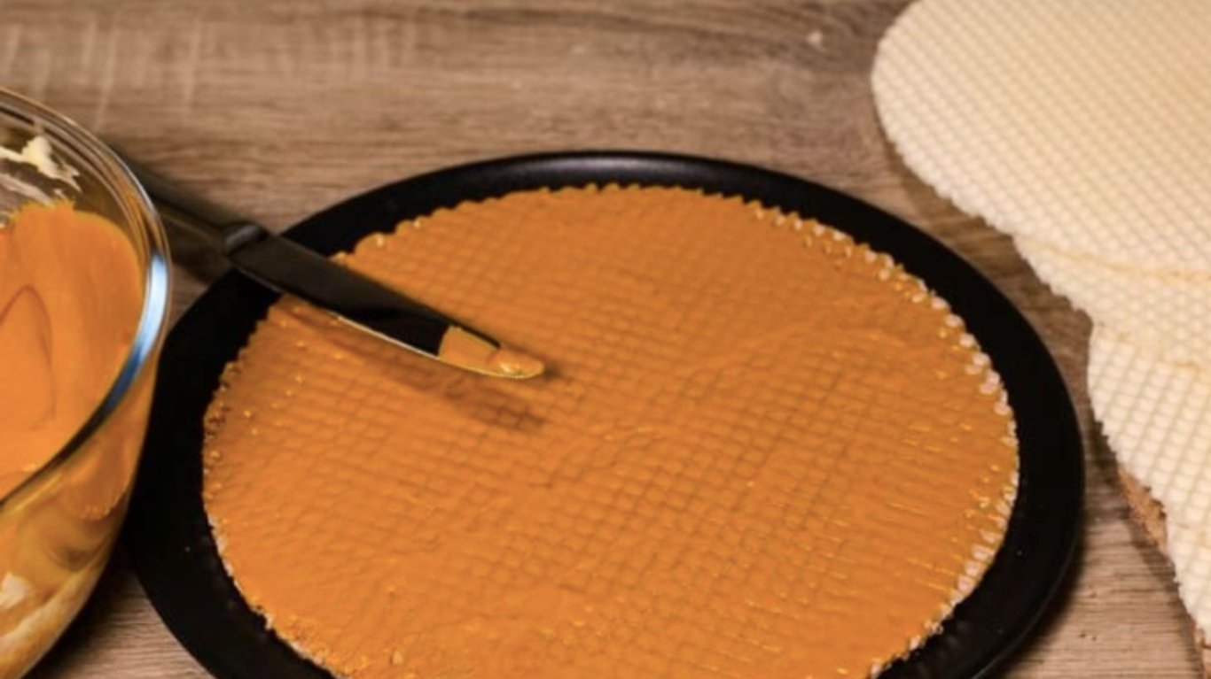 як готується вафельний торт 