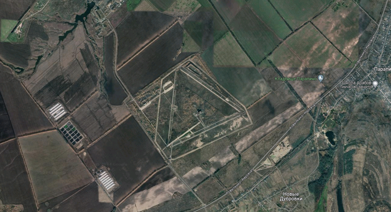 РЛС "Контейнер" на супутникових мапах