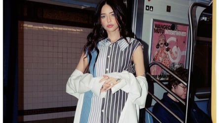 Дорофєєва у стильному міні влаштувала фотосесію в нью-йоркському метро - 285x160