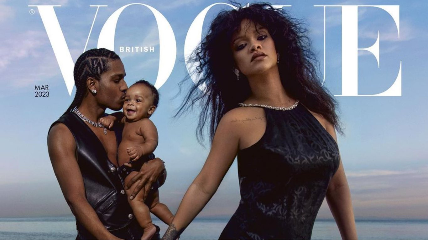 Ріанна з маленьким сином та A$AP Rocky знялась для Vogue