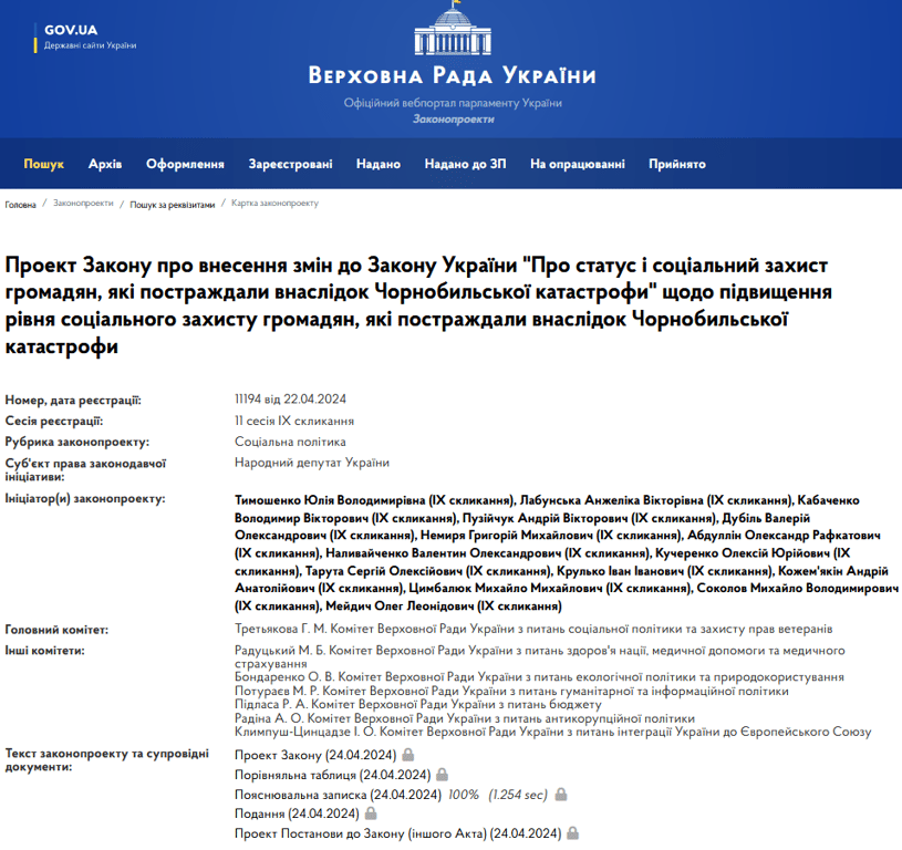 чорнобильці  соцвплати пенсії