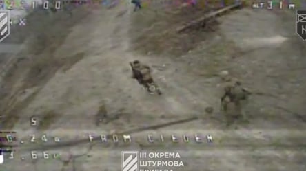 Екскомандир Азову показав кадри знищення особового складу окупантів за допомогою дрона - 285x160